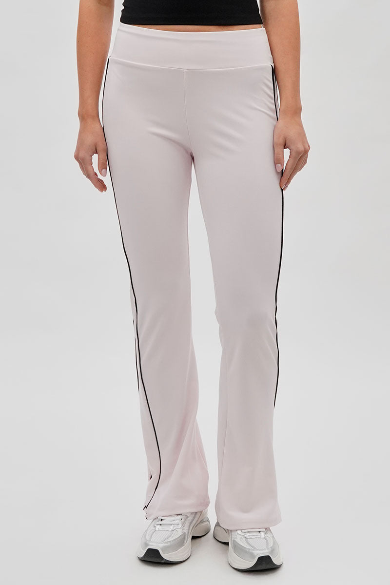 Super Triple Goose Side Piping Detail Active Pants - Blush - Womens Pants - Fairweather