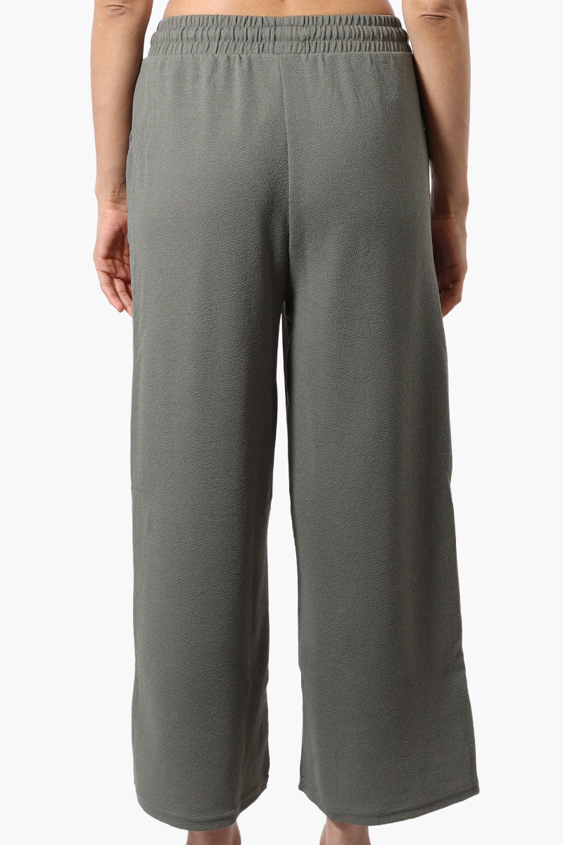 Runaway Bay Tie Waist Wide Leg Pants - Olive - Womens Pants - Fairweather