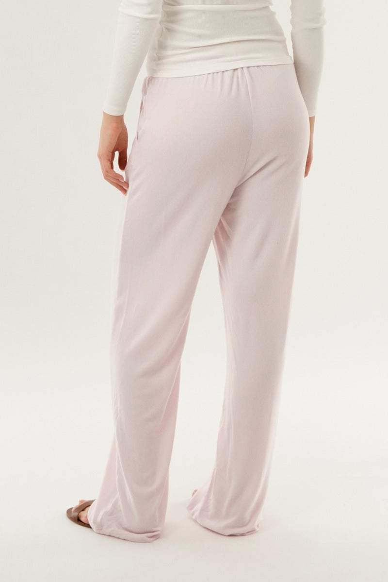 International INC Company Wide Leg Knit Sweatpants - Pink - Womens Joggers & Sweatpants - Fairweather