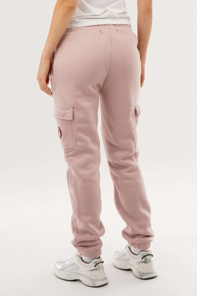 Canada Weather Gear Fleece Cargo Joggers - Pink - Womens Joggers & Sweatpants - Fairweather