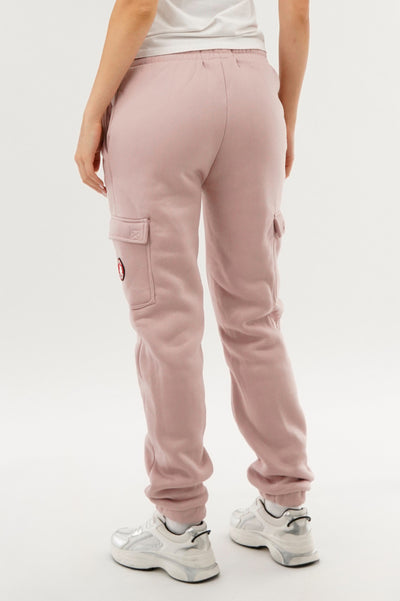 Canada Weather Gear Fleece Cargo Joggers - Pink - Womens Joggers & Sweatpants - Fairweather