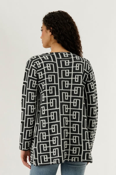 Beechers Brook Long Sleeve Knit Open Cardigan - Grey - Womens Cardigans - Fairweather