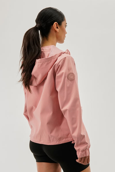 Canada Weather Gear Cropped Coated Microfibre Lightweight Jacket - Pink - Womens Lightweight Jackets - Fairweather