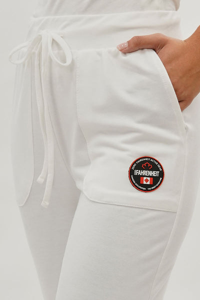 Pantalon de survêtement à cordon Fahrenheit - Blanc