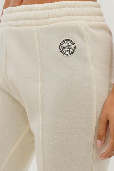 Fahrenheit Fleece Straight Leg Jogger Sweatpants - Cream - Womens Joggers & Sweatpants - Fairweather