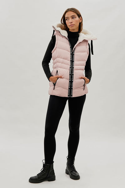 Canada Weather Gear Zip Off Sleeve Bomber Jacket - Pink - Womens Bomber Jackets - Fairweather