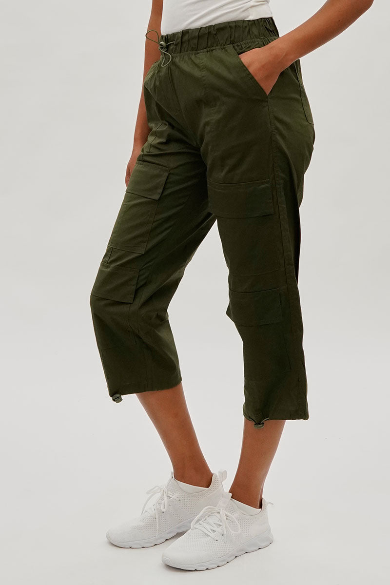 International INC Company Utility Cargo Capris - Olive - Womens Shorts & Capris - Fairweather