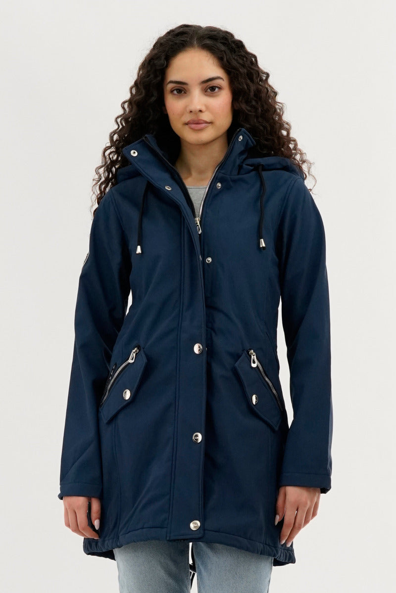 Veste légère à coquille souple Canada Weather Gear - Bleu marine