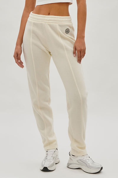 Fahrenheit Fleece Straight Leg Jogger Sweatpants - Cream - Womens Joggers & Sweatpants - Fairweather