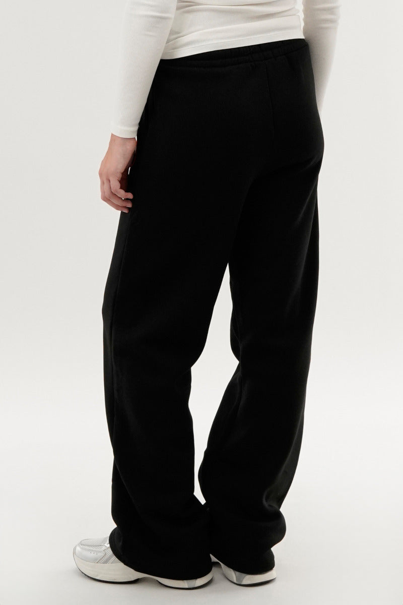 Fahrenheit Wide Leg Sweatpants - Black