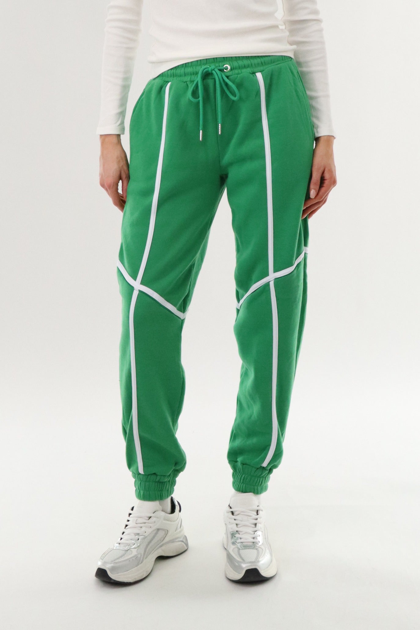 New Look Fleece Joggers - Green - Womens Joggers & Sweatpants - Fairweather