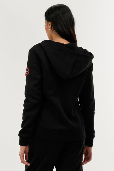 Fahrenheit Classic Zip Up Hoodie - Black - Womens Hoodies & Sweatshirts - Fairweather