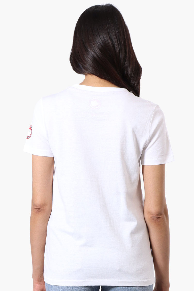 Canada Weather Gear Adventure Awaits Print Tee - White - Womens Tees & Tank Tops - Fairweather