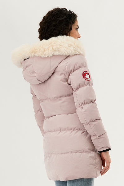 Canada Weather Gear Hip Length Parka Jacket - Pink - Womens Parka Jackets - Fairweather