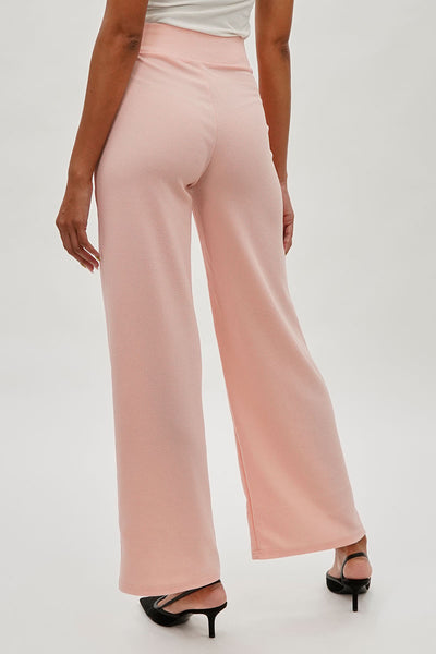 Majora Belted Wide Leg Pants - Pink - Womens Pants - Fairweather