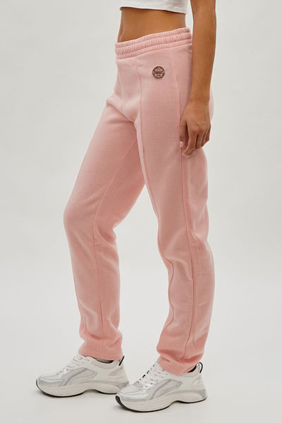 Fahrenheit Fleece Straight Leg Jogger Sweatpants - Pink - Womens Joggers & Sweatpants - Fairweather