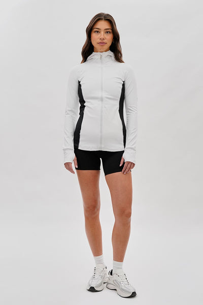 Canada Weather Gear Zip Up Yoga Lightweight Jacket - White - Womens Lightweight Jackets - Fairweather