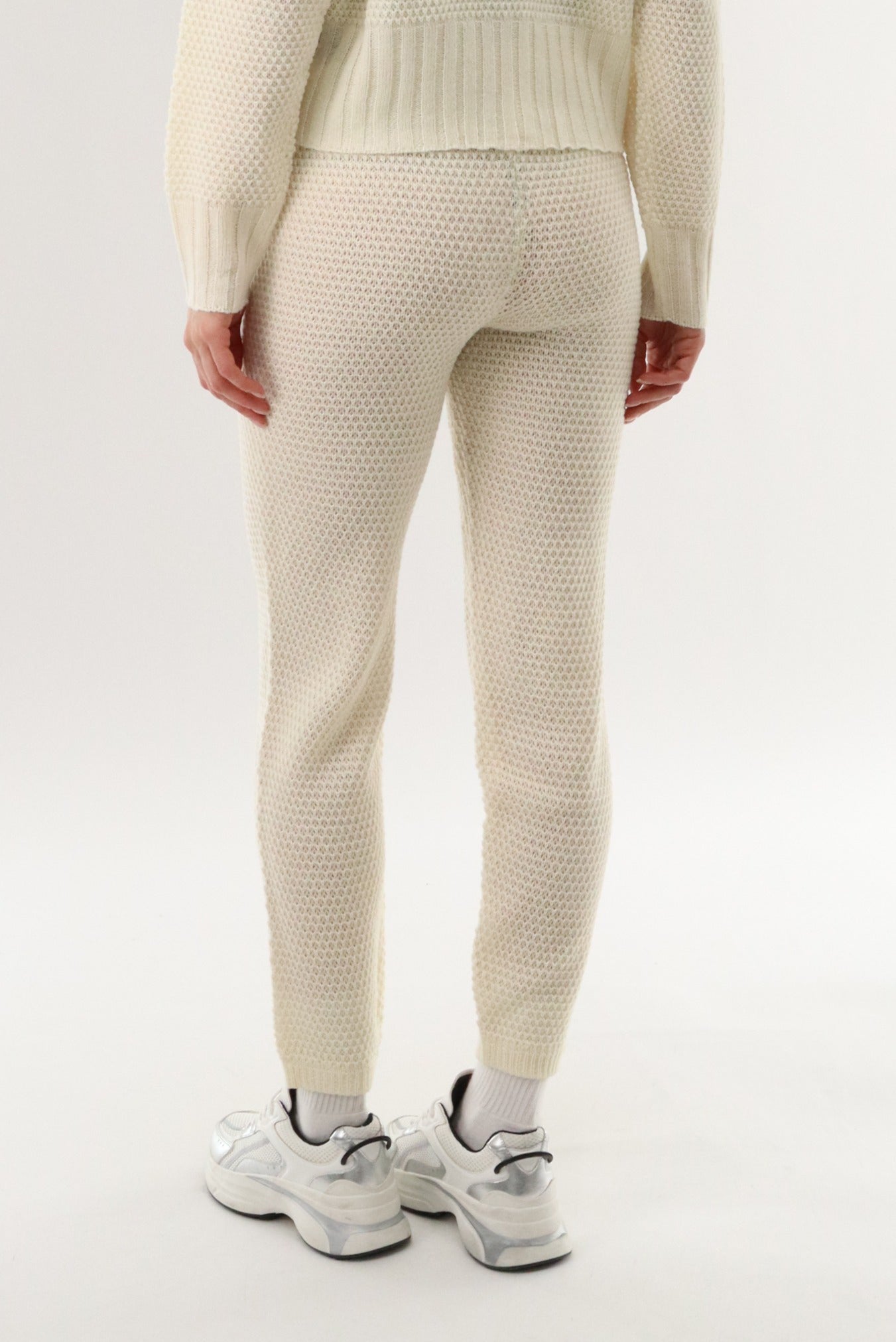 Runaway Bay Knit Joggers - Cream - Womens Joggers & Sweatpants - Fairweather
