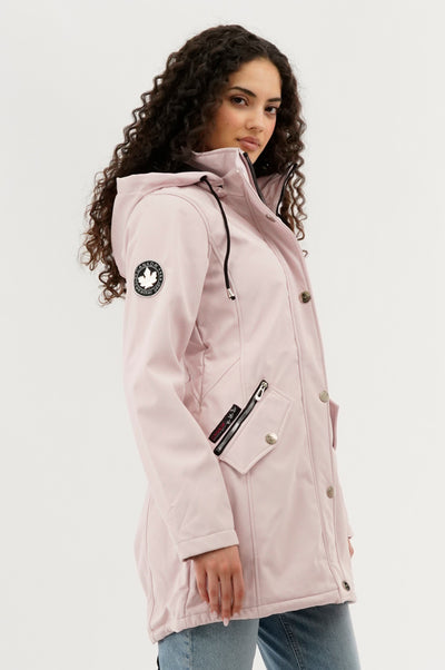 Veste légère à coquille souple Canada Weather Gear - Blush
