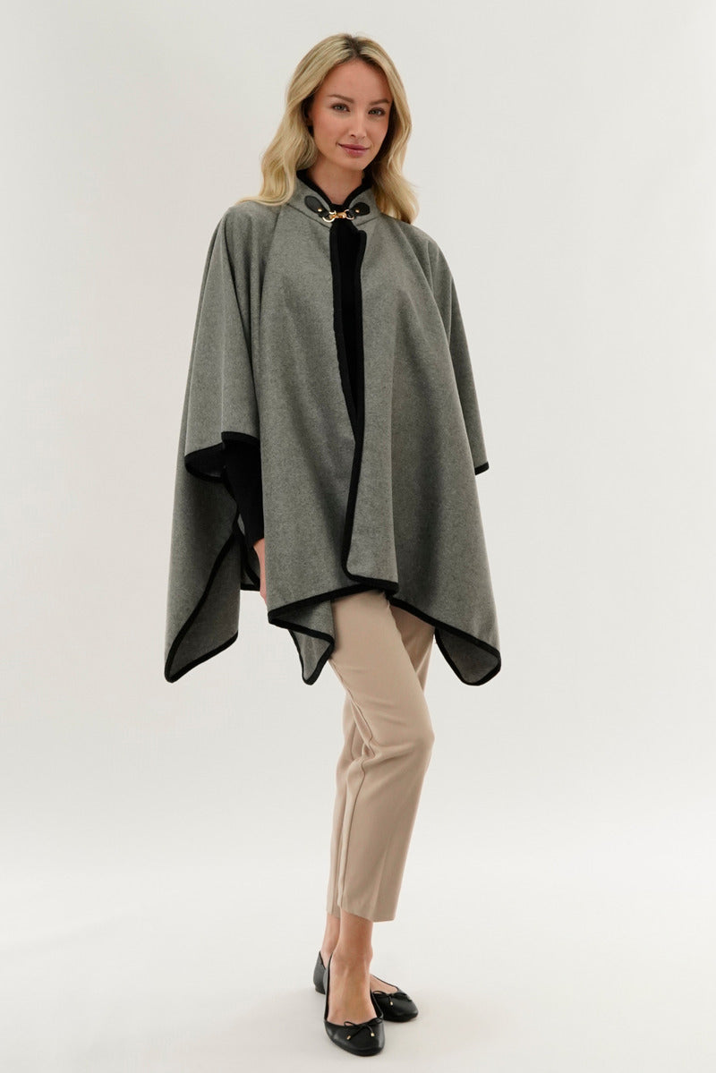 Canada Weather Gear Basic Poncho - Grey - Womens Ponchos - Fairweather