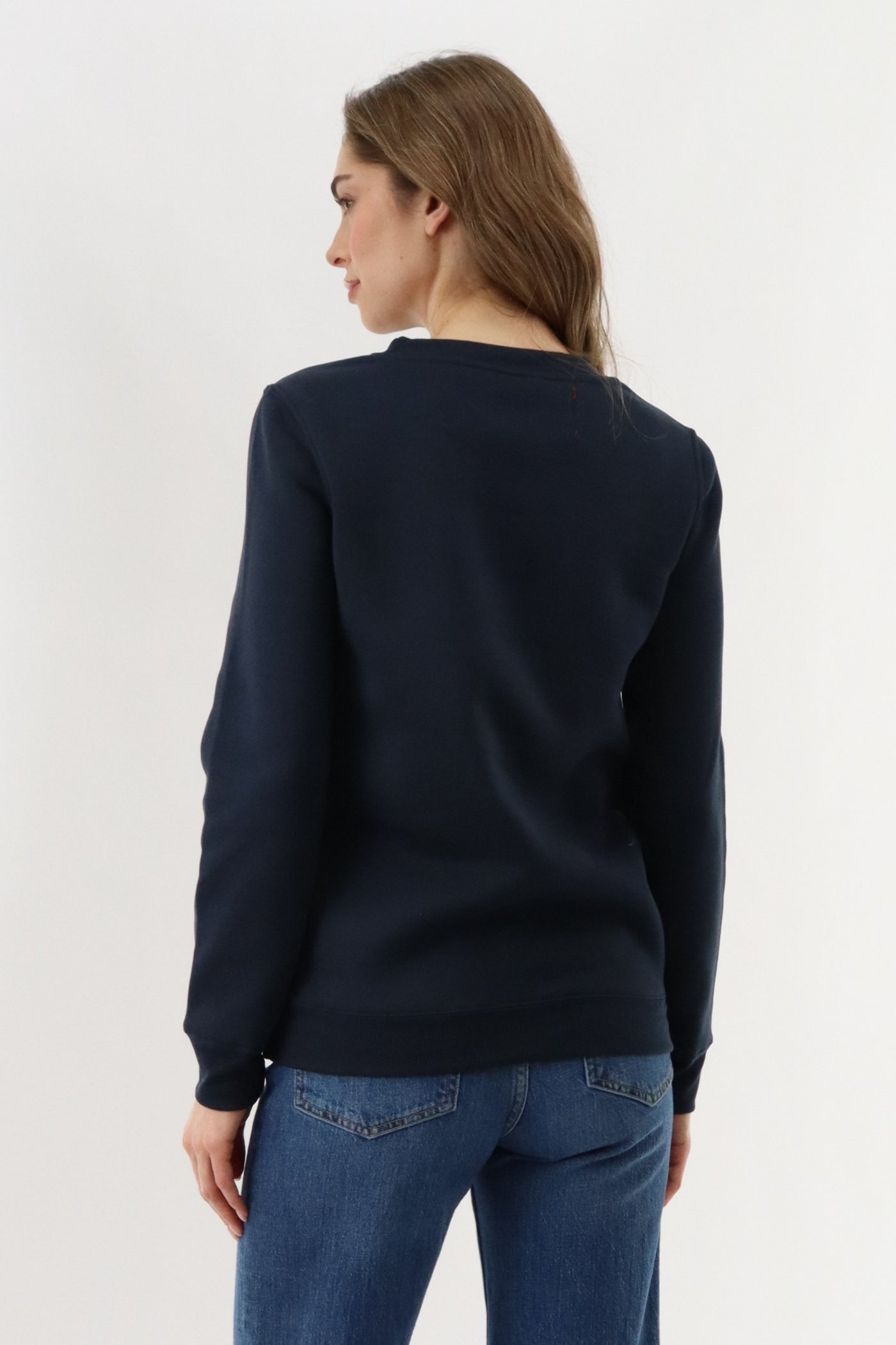 Festive Stockings Christmas Sweater - Navy - Womens Christmas Sweaters - Fairweather