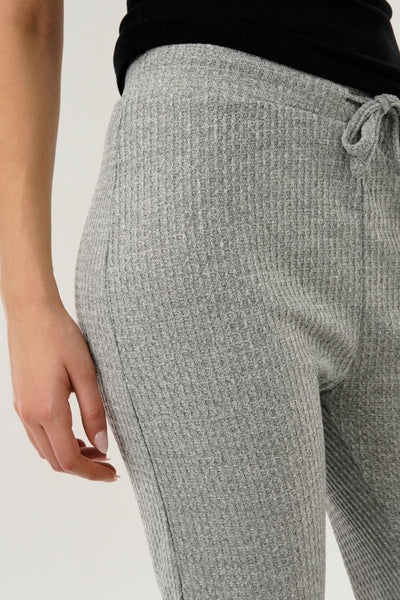 International INC Company Waffle Knit Joggers - Grey - Womens Joggers & Sweatpants - Fairweather