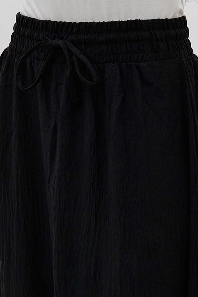 Stylexchange Vintage Tiered Cinched Skirt - Black - Womens Skirts - Fairweather