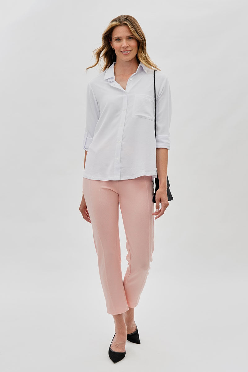 Stylexchange Vintage Classic Button Down Shirt - White - Womens Shirts & Blouses - Fairweather