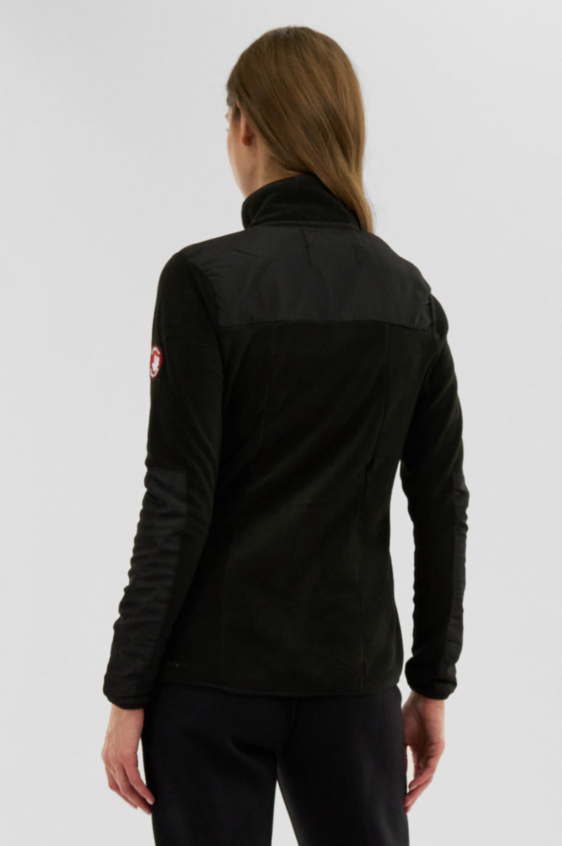 Canada Weather Gear Fleece Lightweight Jacket - Black - Womens Lightweight Jackets - Fairweather