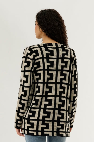 Beechers Brook Long Sleeve Knit Open Cardigan - Beige - Womens Cardigans - Fairweather