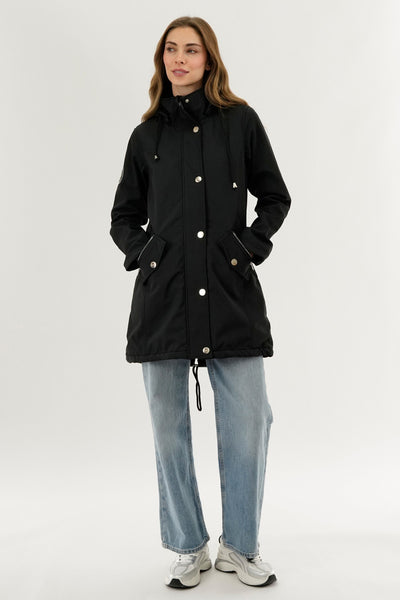 Canada Weather Gear Soft Shell Lightweight Jacket - Black