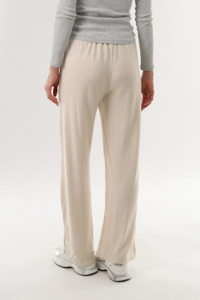 International INC Company Wide Leg Sweatpants - Cream - Womens Joggers & Sweatpants - Fairweather