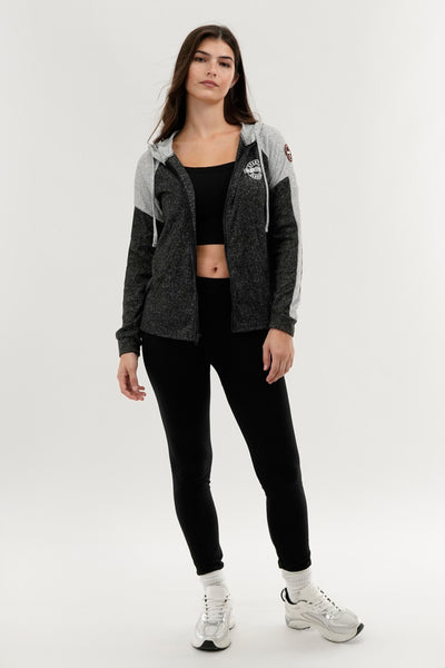 Fahrenheit Lightweight Zip Up Hoodie - Black - Womens Hoodies & Sweatshirts - Fairweather