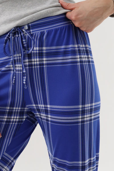 Canada Weather Gear Jogger Pajama Pants - Blue - Womens Pajamas - Fairweather