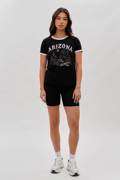 Mikk High-Waisted Biker Shorts - Black - Womens Shorts & Capris - Fairweather