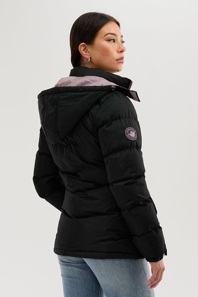 Canada Weather Gear Chevron Bomber Jacket - Black - Womens Bomber Jackets - Fairweather