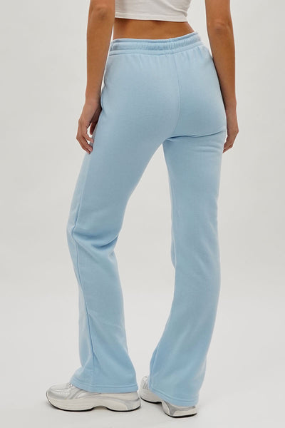 Fahrenheit Wide Leg Drawstring Sweatpants - Aqua