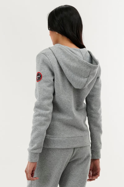 Fahrenheit Classic Zip Up Hoodie - Grey - Womens Hoodies & Sweatshirts - Fairweather