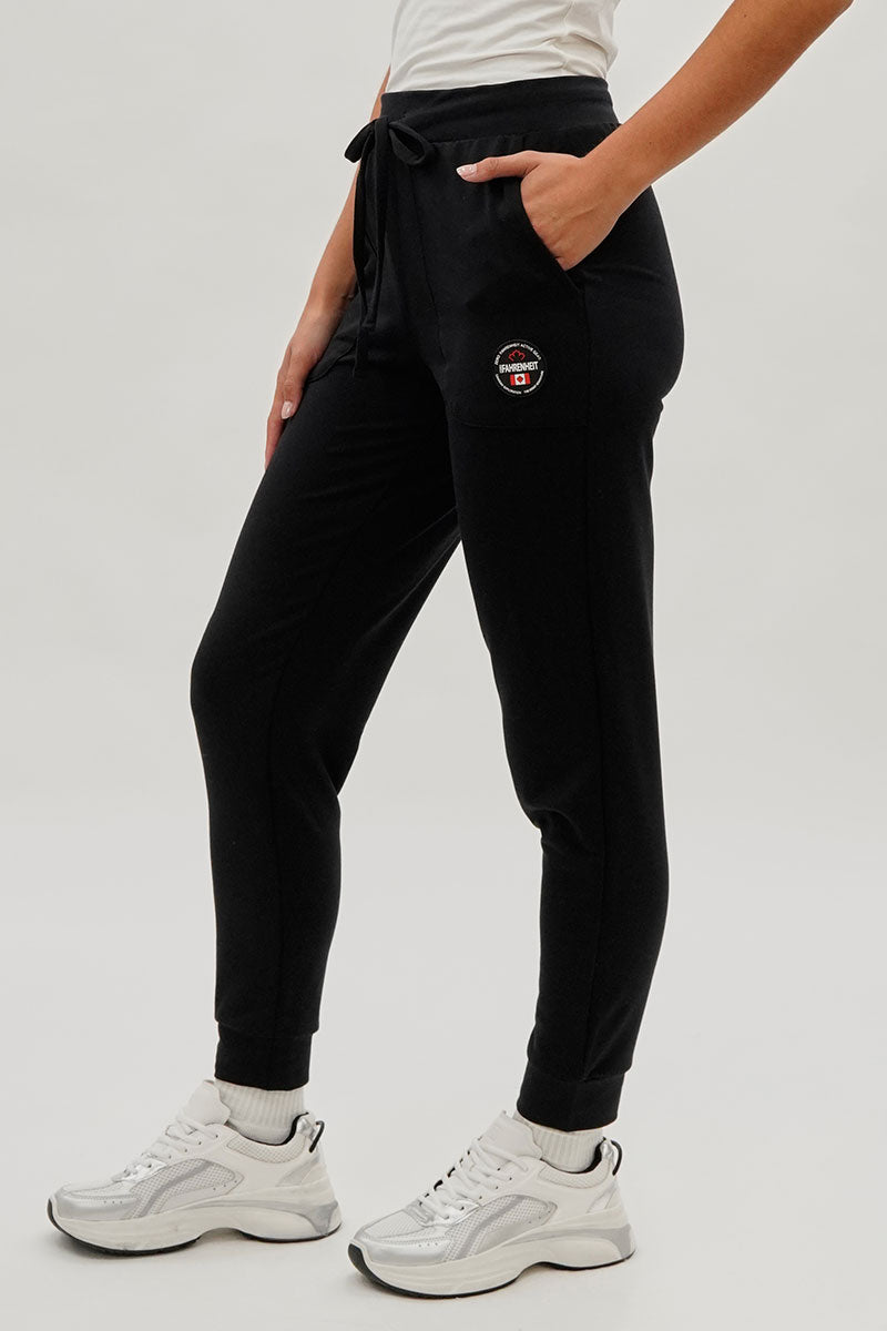 Pantalon de survêtement à cordon Fahrenheit - Noir