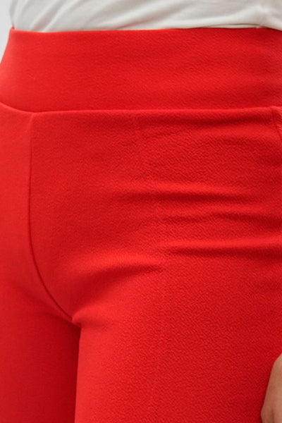 Majora High Waisted Ankle Pants - Red - Womens Pants - Fairweather
