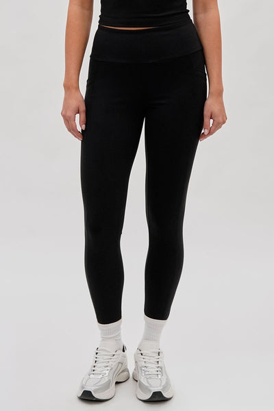 Canada Weather Gear High Waisted Yoga Leggings - Black - Womens Leggings - Fairweather