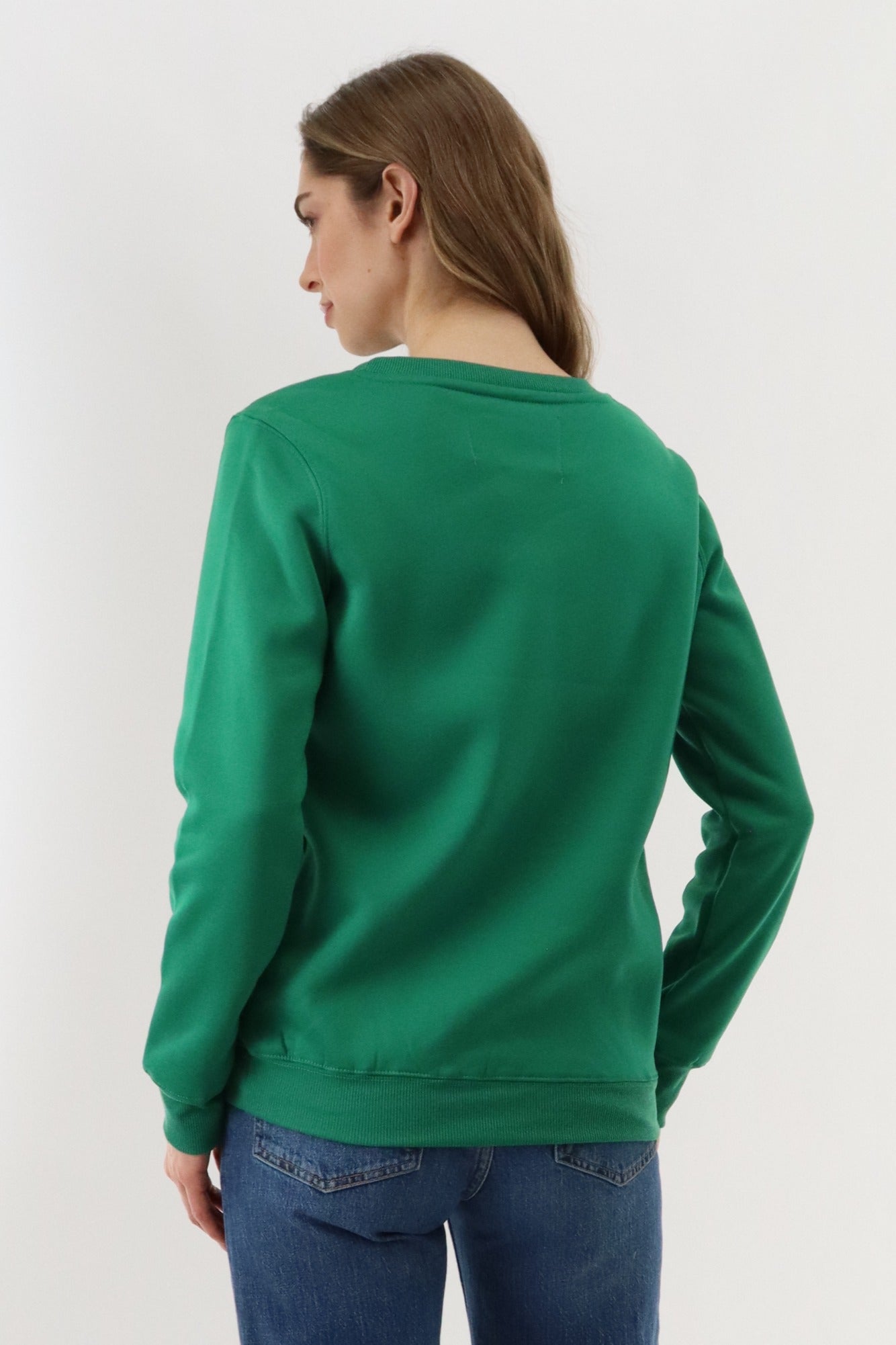 Festive Pugs Christmas Sweater - Green - Womens Christmas Sweaters - Fairweather