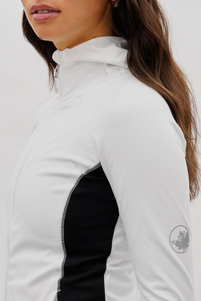 Canada Weather Gear Zip Up Yoga Lightweight Jacket - White - Womens Lightweight Jackets - Fairweather