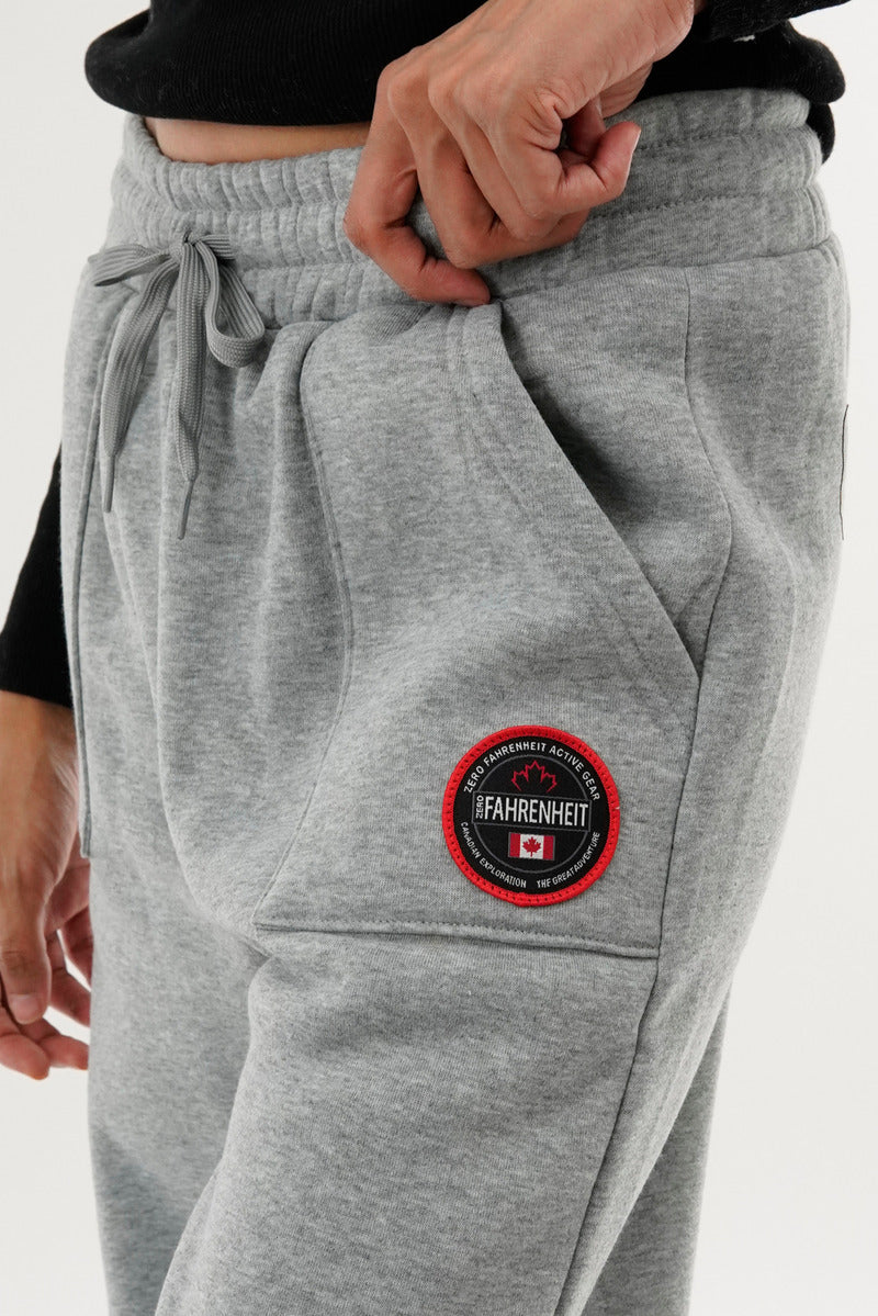 Fahrenheit Wide Leg Sweatpants - Grey - Womens Joggers & Sweatpants - Fairweather