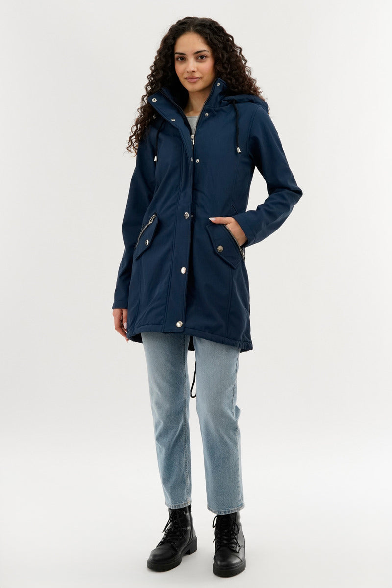 Veste légère à coquille souple Canada Weather Gear - Bleu marine