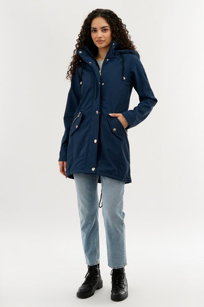 Veste légère à coquille souple Canada Weather Gear - Bleu marine