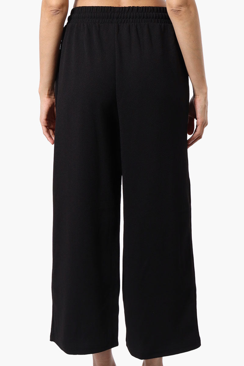 Runaway Bay Tie Waist Wide Leg Pants - Black - Womens Pants - Fairweather