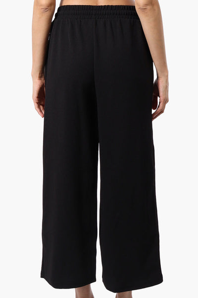 Runaway Bay Tie Waist Wide Leg Pants - Black - Womens Pants - Fairweather