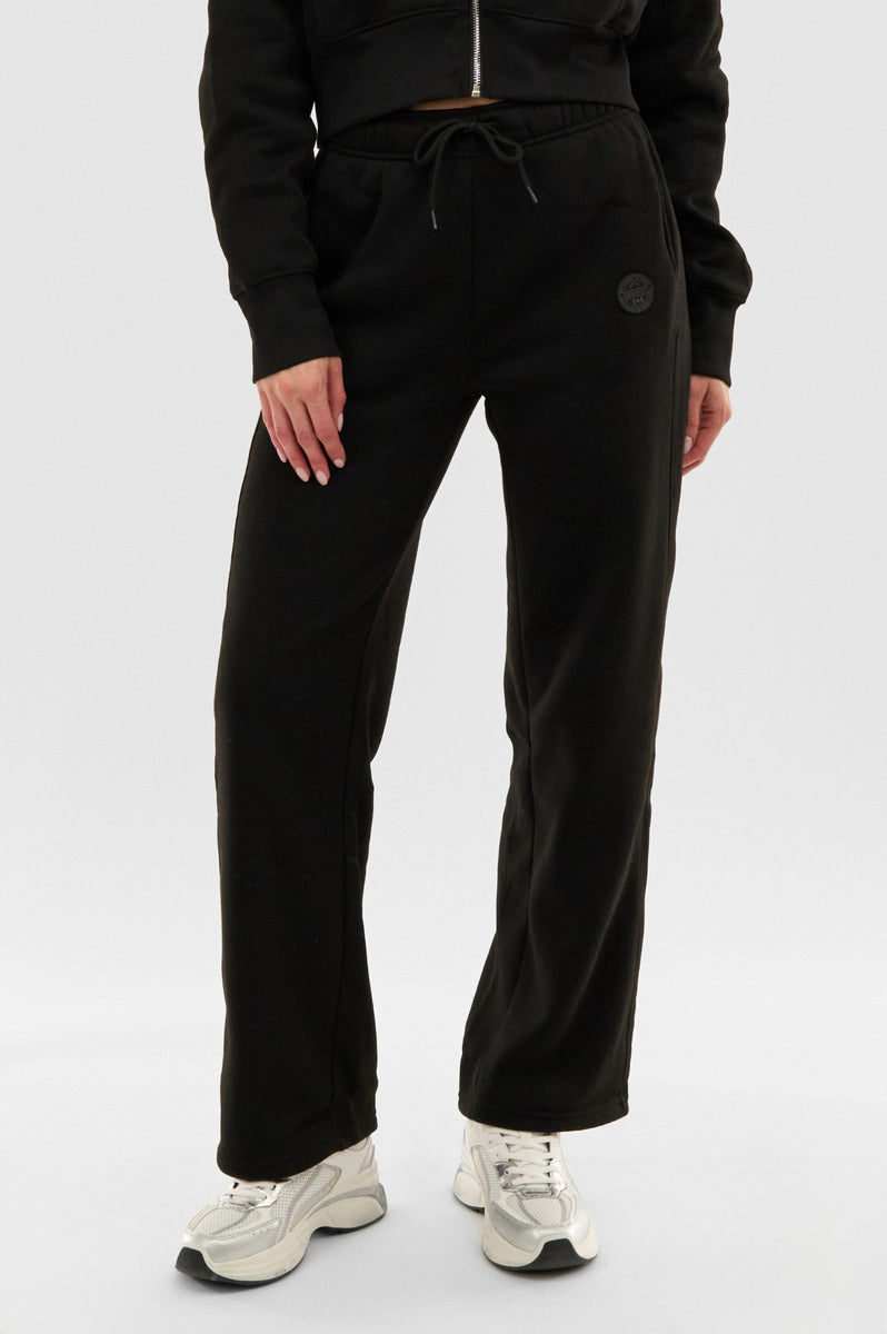 Fahrenheit Classic Wide Leg Sweatpants - Black - Womens Joggers & Sweatpants - Fairweather