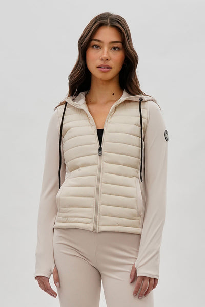 Super Triple Goose Puffer Active Lightweight Jacket - Blush - Womens Lightweight Jackets - Fairweather